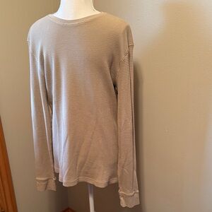 Men’s H&M Tan Waffle Knit Crewneck